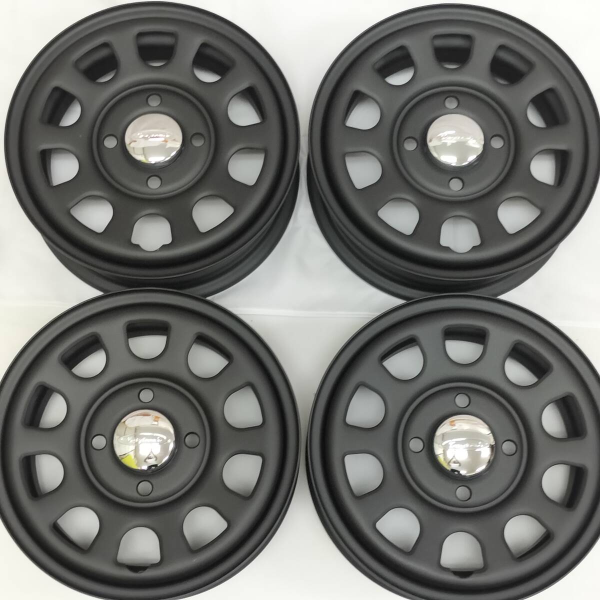 デイトナ G2 マットブラック 12-4.0J 4H100 +42 ホイール4本セット 軽トラ 軽バン エブリィ キャリィ アトレー ハイゼット N-VAN 01-2476S拍卖