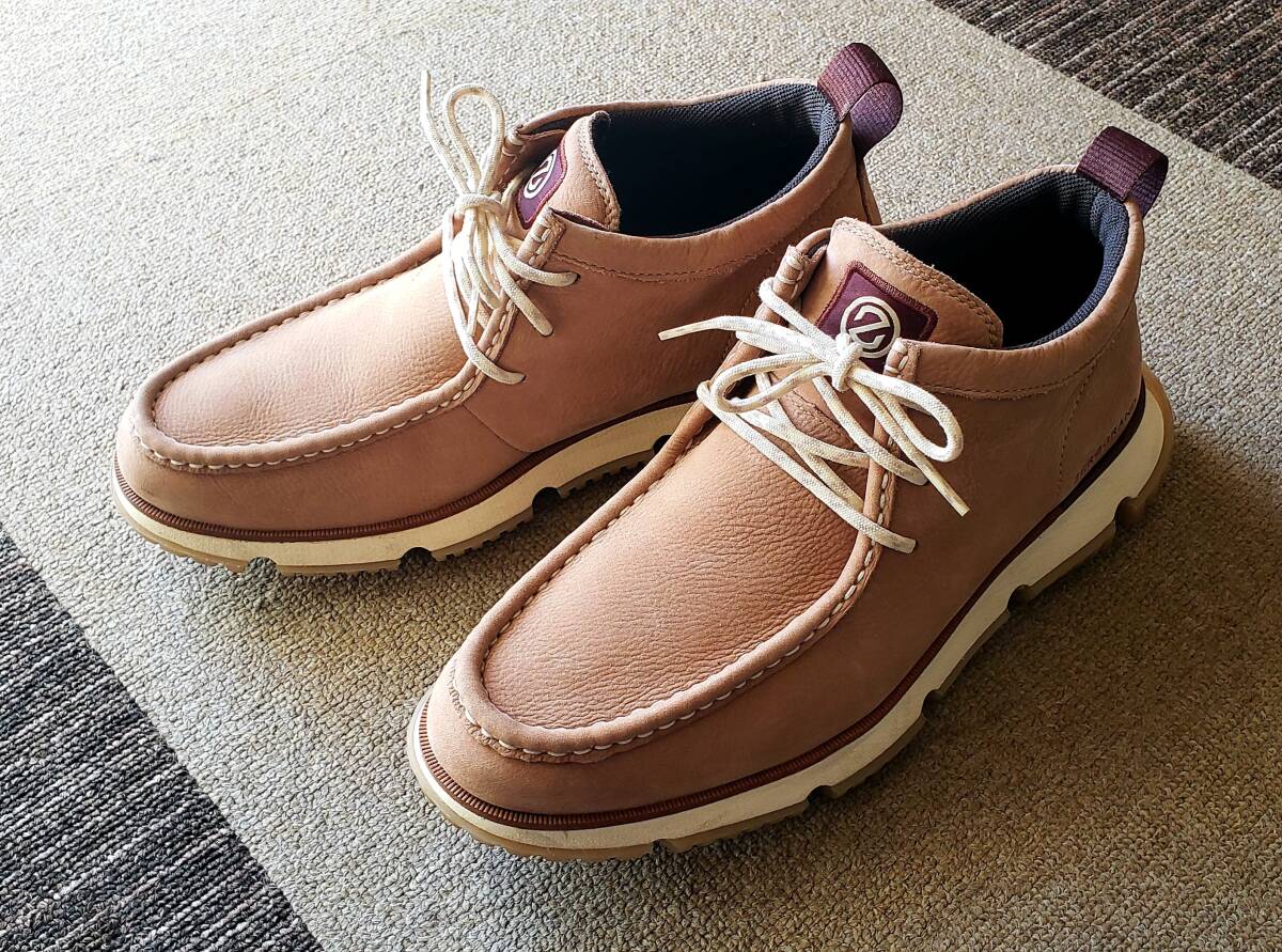 COLE HAAN コールハーン ゼログランド「シティチャッカブーツ」ベージュ US7.5 25cm拍卖
