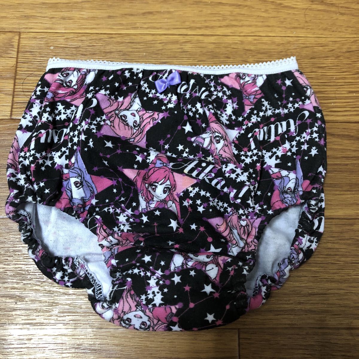 アイカツ アイカツ! ショーツ 黒星柄 130拍卖