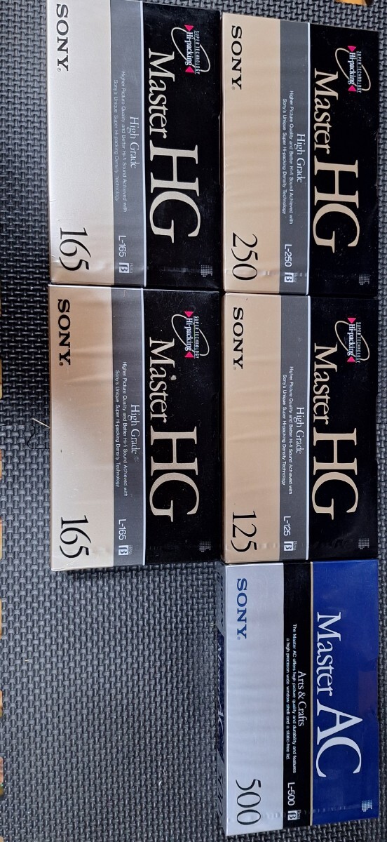 SONY 【未使用】 β ビデオテープ Master HG  ハイグレード 保管品拍卖