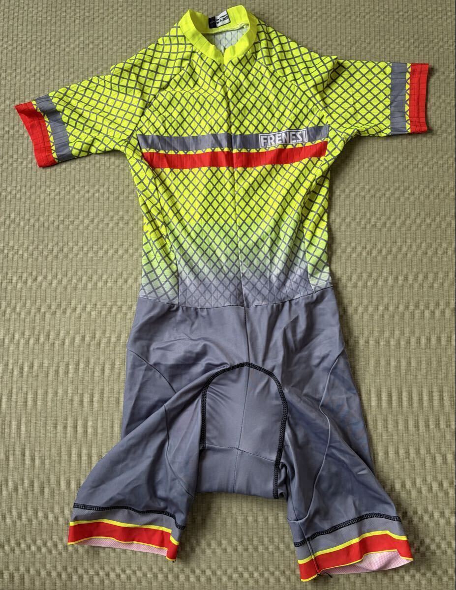 サイクルジャージ エアロワンピ レーパン 2xsサイズ スキンスーツ 拍卖
