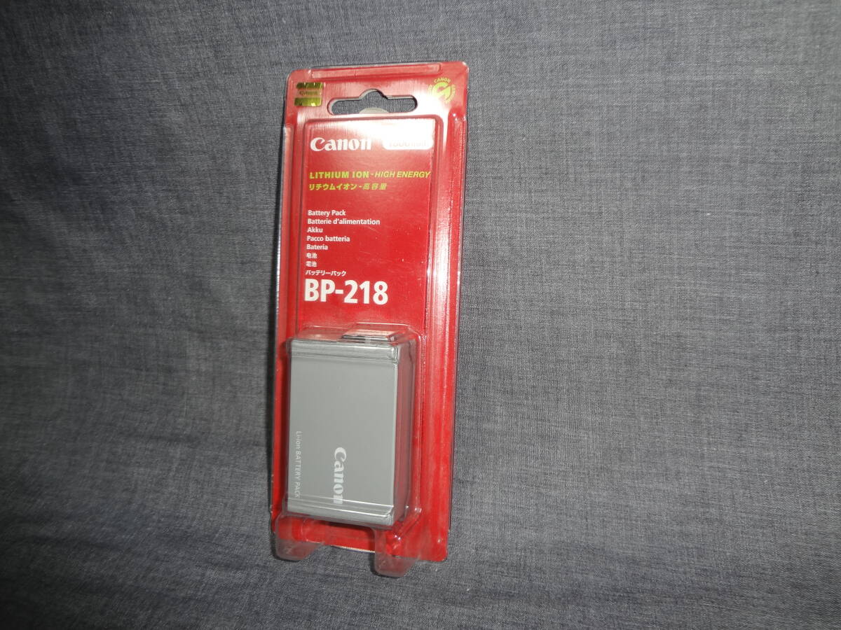 未開封未使用★Canon キヤノン バッテリーパック BP-218★純正品 1800mAh拍卖