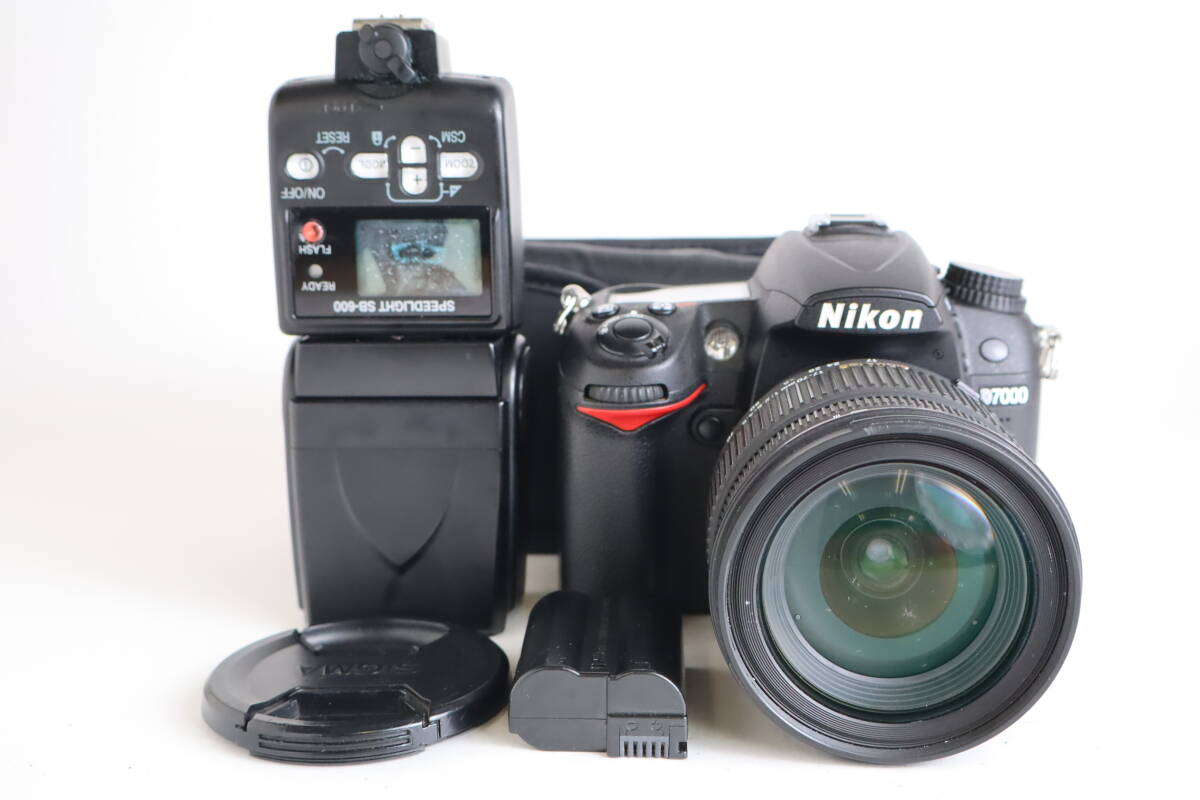 動作未確認 Nikon ニコン D7000 Sigma シグマ DC 17-70mm F2.8-4.5 SB-600 38拍卖