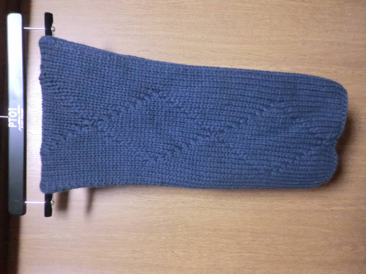 ③ Loro Piana ロロピアーナ BABY CASHMERE ベビーカシミヤ100% ネイビー マフラー拍卖