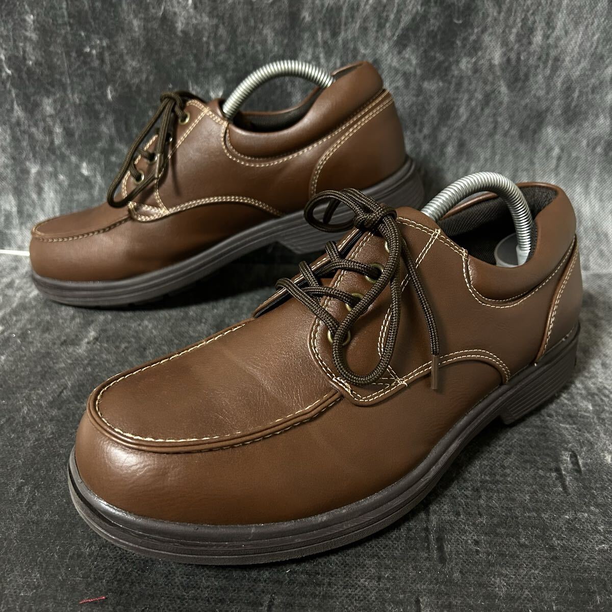 HAWKINS ホーキンス ウォーキングシューズ カジュアルシューズ Uチップ 26cm ブラウン *FH拍卖