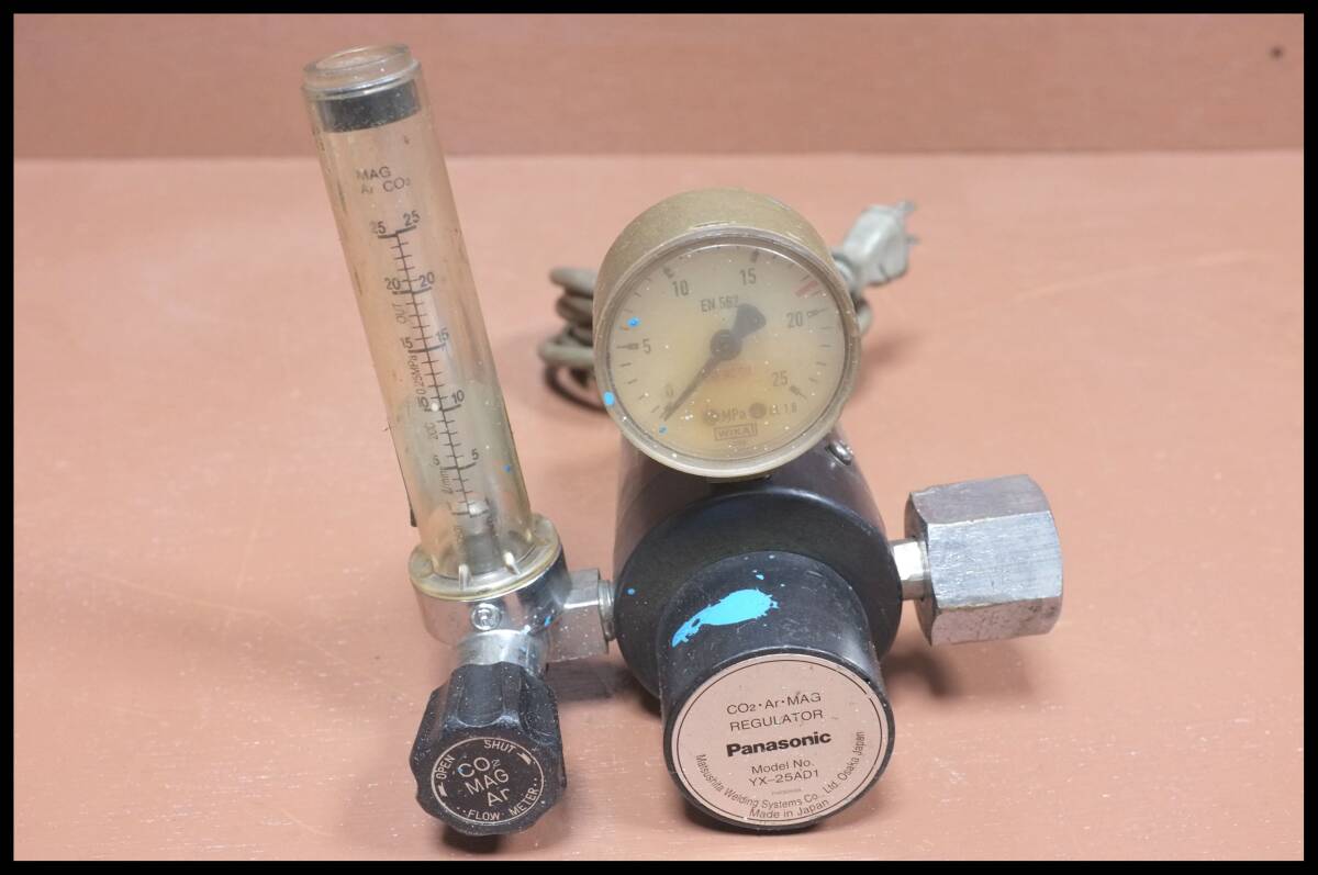 パナソニック CO2 Ar MAG ガス調整器 YX-25AD1 レギュレーター拍卖