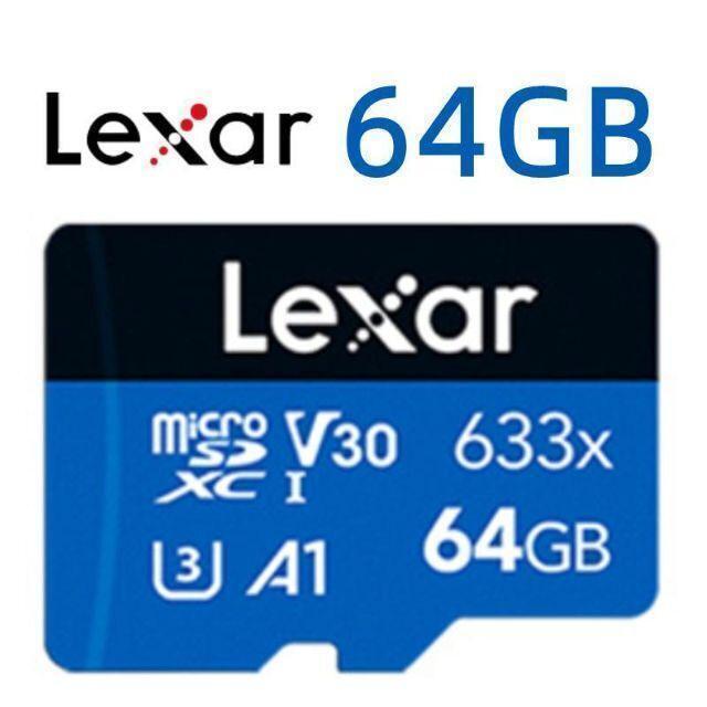 C050 特価 Lexar 64GB microSDカード BLUEシリーズ拍卖