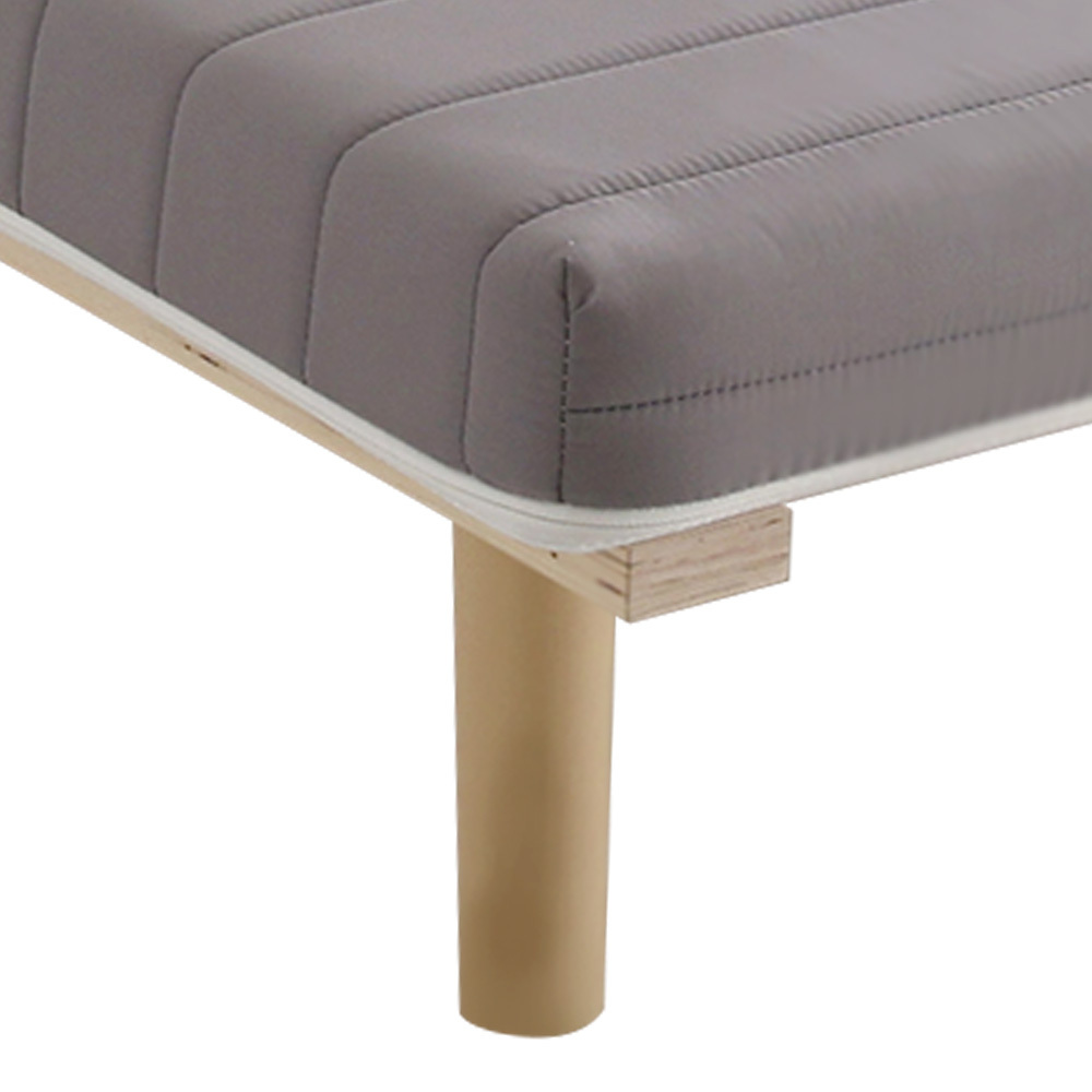 脚付きウレタンロールマットレス【SPINNAM-スピンナム-】 シングルサイズ ERM-03S-GY グレー拍卖