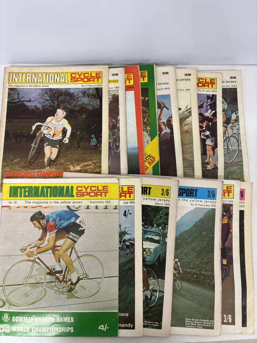 ⑨A44h◆インターナショナル サイクルスポーツ 16冊まとめ◆1969年~1970年 自転車 洋書 本 古本拍卖