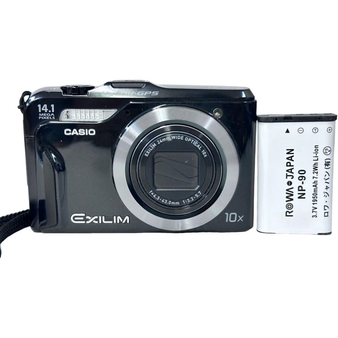 【返品保証】 カシオ Casio Exilim EX-H20G ブラック コンパクトデジタルカメラ バッテリー付き Z3801拍卖