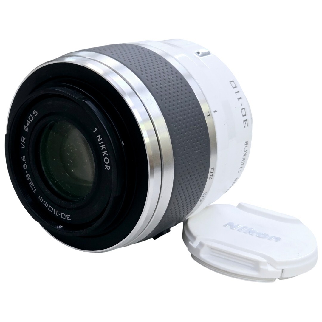【美品 返品保証】 ニコン Nikon 1NIKKOR 30-110mm F3.8-5.6 VR Φ40.5 ED IF ∞-1m/3.3ft ホワイト レンズ Z3863拍卖