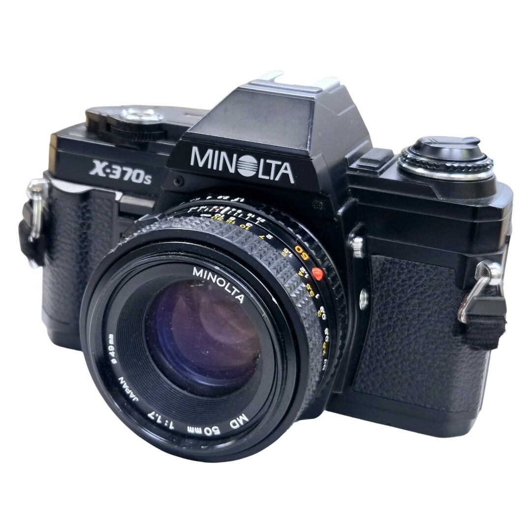 【返品保証】 ミノルタ Minolta X-370s MD 50mm F1.7 ボディ レンズセット Z5280拍卖