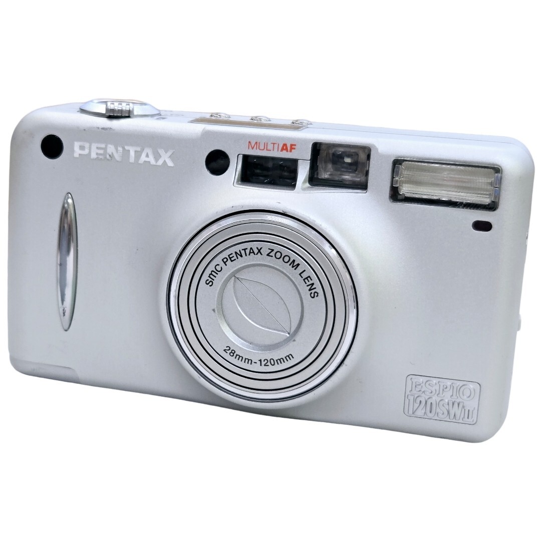 【返品保証】 ペンタックス Pentax Espio 120 SW Ⅱ シルバー コンパクトカメラ Z5336拍卖
