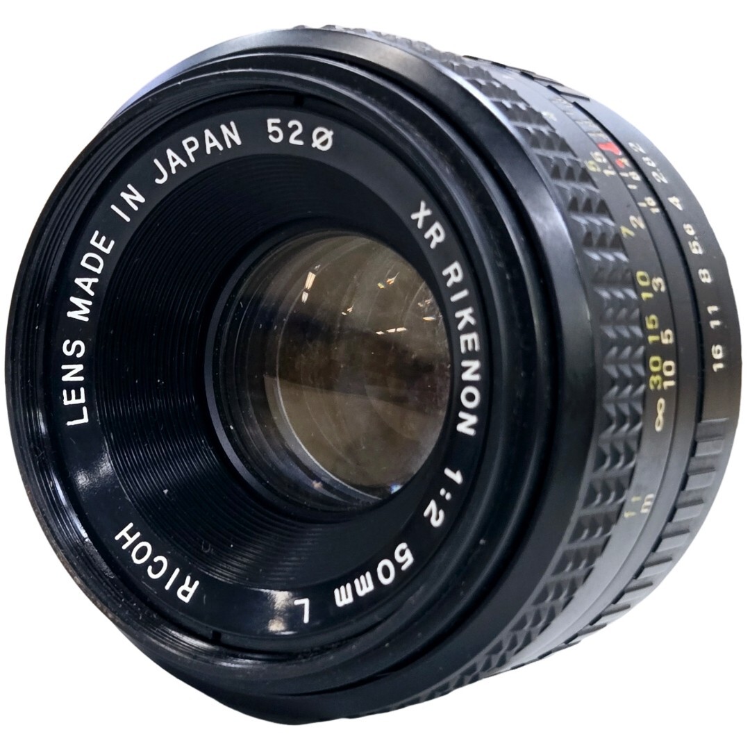 【和製ズミクロン】リコー Ricoh XR RIKENON 50mm F2 L 52Φ レンズ Z5295拍卖