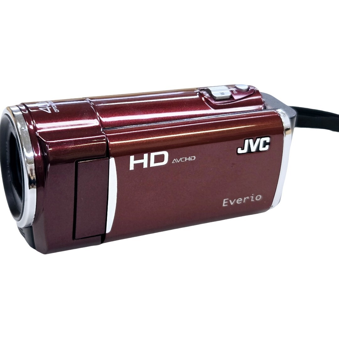 【返品保証】 JVC Victor Everio GZ-HM460-R バッテリー付き ビデオカメラ Z482拍卖