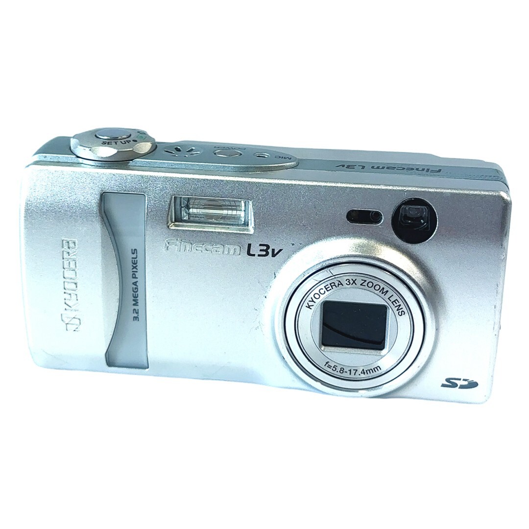 【返品保証】 京セラ Kyocera Finecam L3v コンパクトデジタルカメラ Z971拍卖