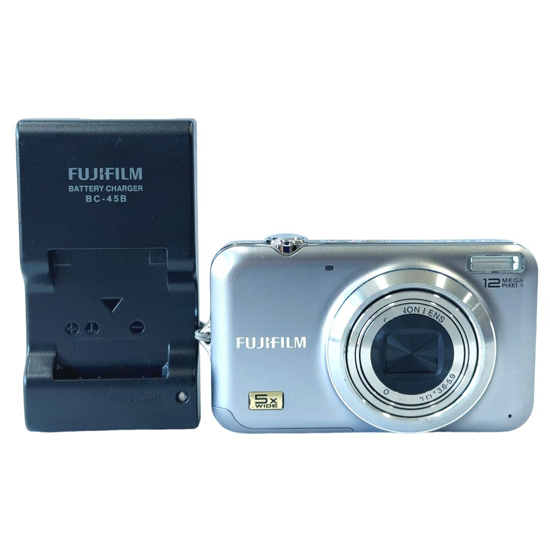 【返品保証】 富士フィルム Fujifilm FinePix JX200 バッテリー付き コンパクトデジタルカメラ Z1791拍卖