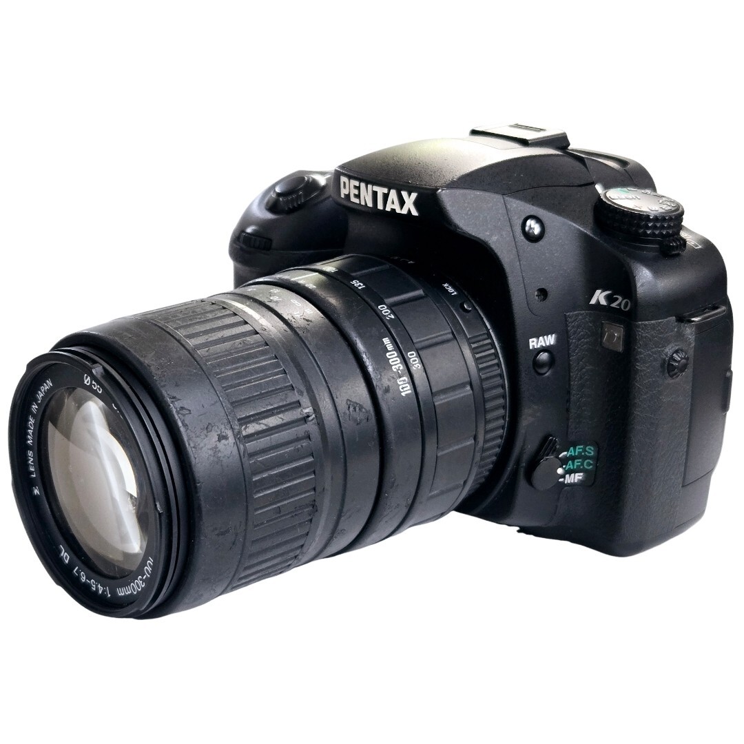 【返品保証】 ペンタックス Pentax K20 SIGMA ZOOM 100-300mm F4.5-6.7 DL デジタル一眼 Z5493拍卖