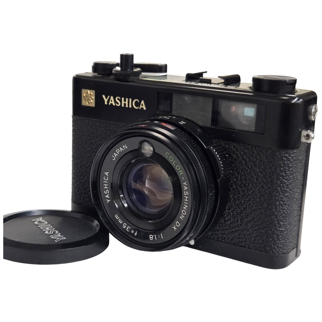 【返品保証】 ヤシカ Yashica ELECTRO 35 CC ブラック COLOR-YASHINON DX 35mm F1.8 レンジファインダー カメラ Z5507拍卖