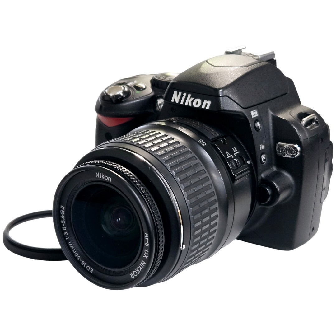 【返品保証】 ニコン Nikon D40x AF-S NIKKOR ED 18-55mm F3.5-5.6G II バッテリー付き デジタル一眼 Z6392拍卖