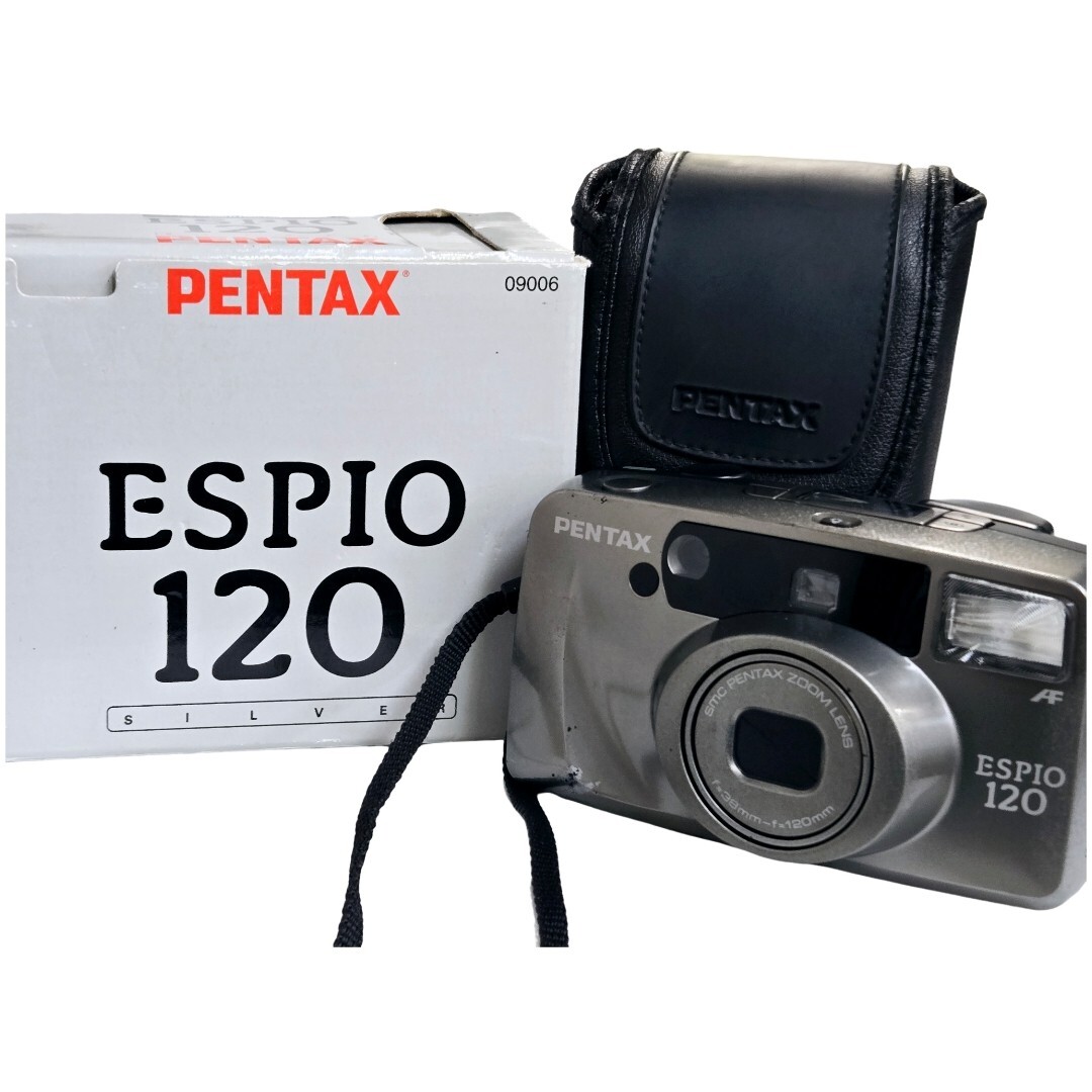 【返品保証】 【元箱付き】ペンタックス Pentax ESPIO 120 38-120mm ソフトケース付き コンパクトカメラ Z6373拍卖