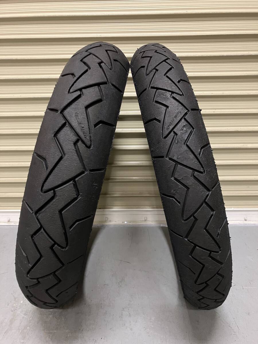 ★前後セット★ Continental コンチネンタル Conti Classic Attack 100/90R19 120/90R18 コンチクラシックアタック CB Z FX GS XJ拍卖