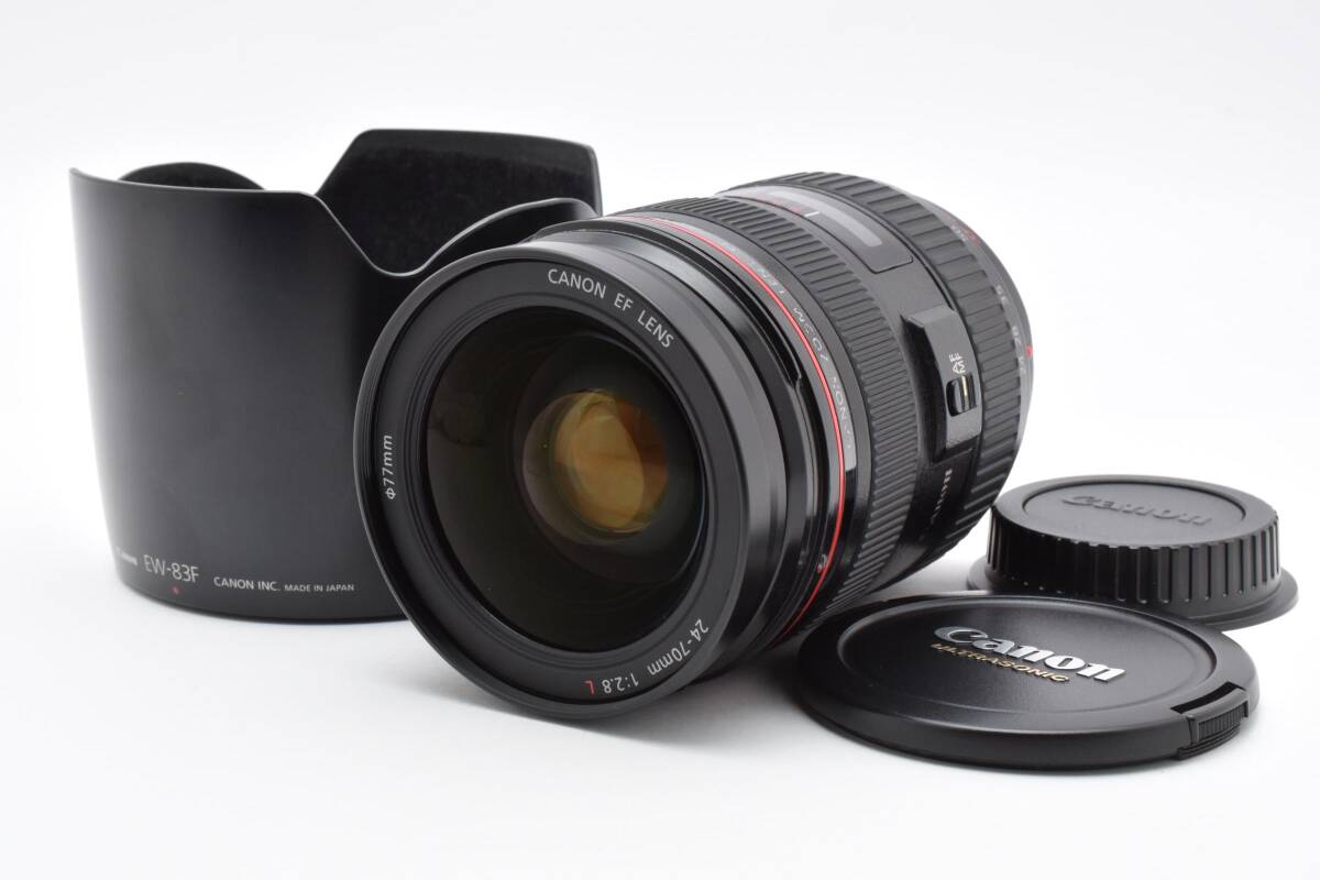 ★★ キヤノン Canon EF 24-70mm F2.8 L USM ★フード付き★ SS315 #895拍卖