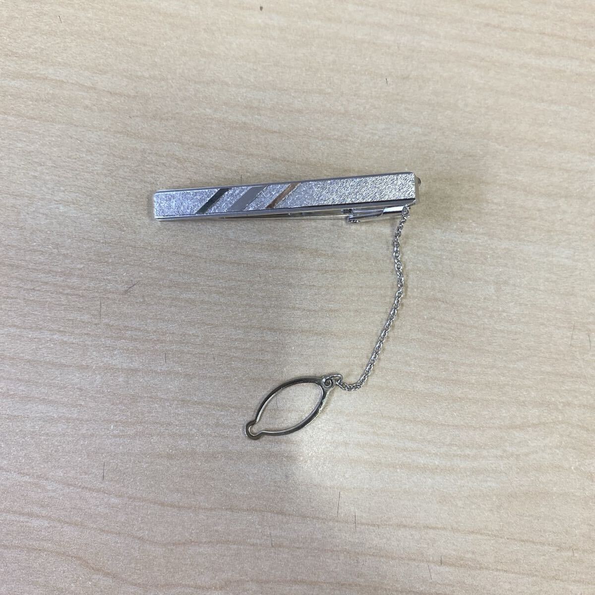 【☆T1031】K18刻印 SILVER900刻印 タイピン 約7.4g メンズ アクセサリー 拍卖