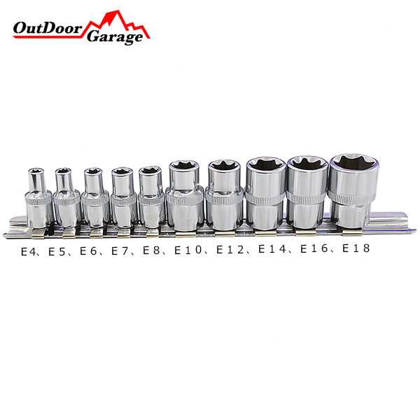 10pc E型スタートルクスソケットセット(ヘックスレンチ) ODGN2-J024拍卖