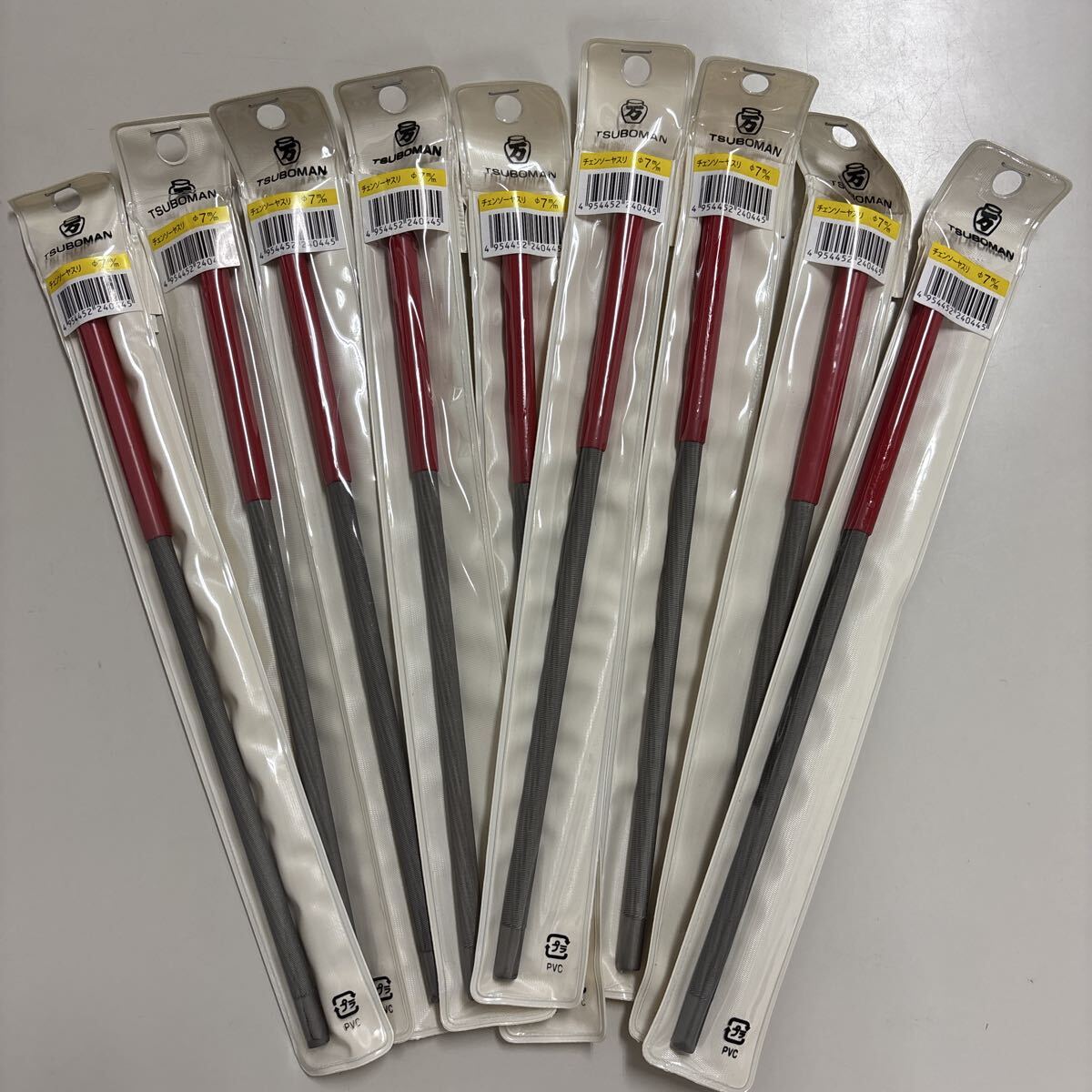 9本セット ツボ万 チーェーンソーヤスリ 7MM拍卖