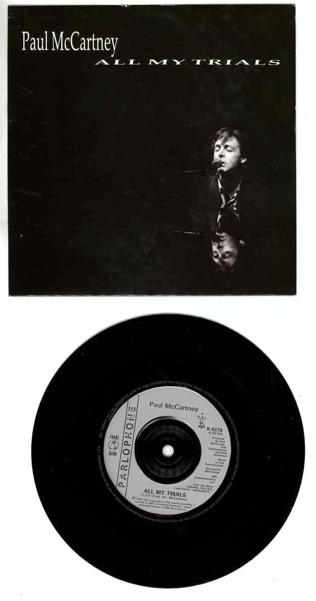 ポール・マッカートニーPAUL McCARTNEY「ALL MY TRIALS」 UK盤シングル・レコード拍卖