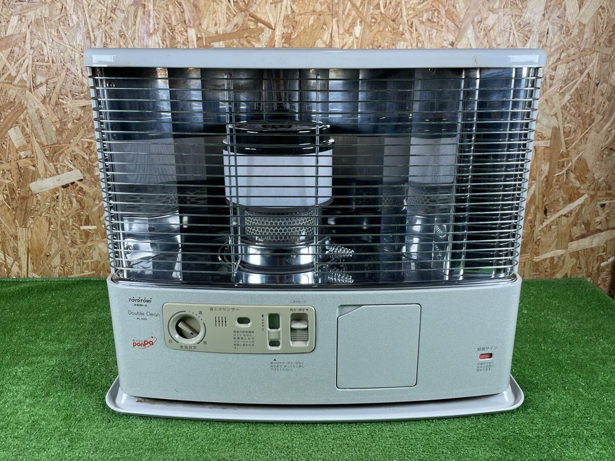 10B125 TOYOTOMI トヨトミ 石油ストーブ RC-309S 自然通気形開放式石油ストーブ 暖房 中古動作品拍卖