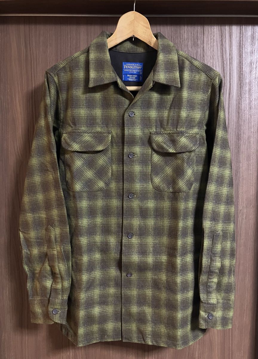 PENDLETON ボードシャツ オープンカラー オンブレ ペンドルトン ウールシャツ拍卖