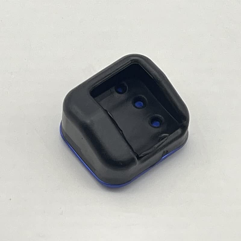 ブルー MEKOMEKO パーキングフットブレーキペダルカバー 滑り止め ラバー アルミ合金素材 1枚 ホンダ マツダ スズキ 適拍卖