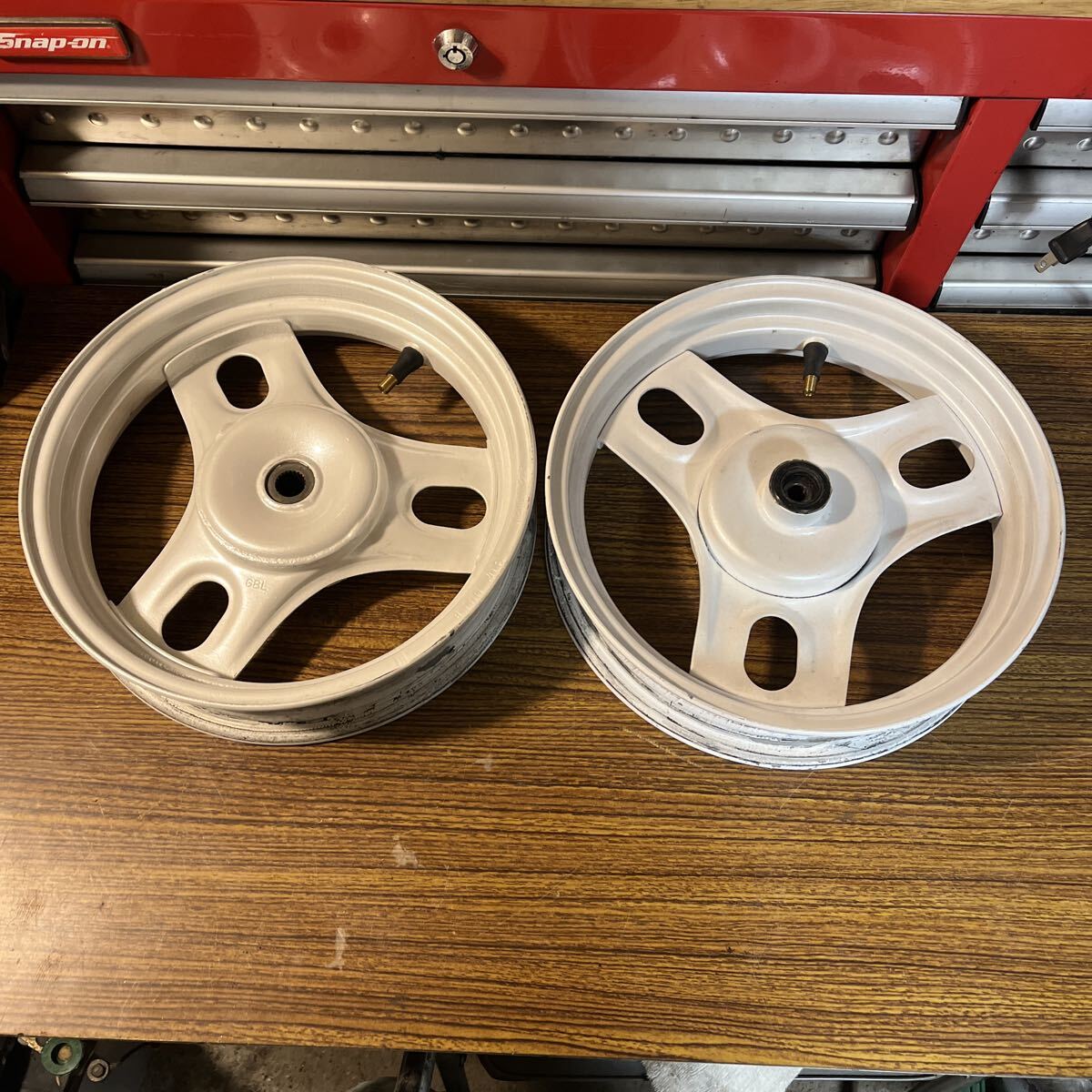 ディオ ホイールj10x2.15 HONDA前後拍卖