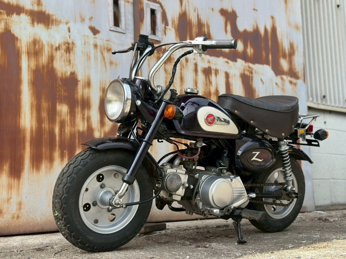 実動 モンキー ホンダ Z50J ノーマルルック 純正外装 8インチ シャコタン 検 ゴリラ ダックス シャリー カブ モトラ拍卖