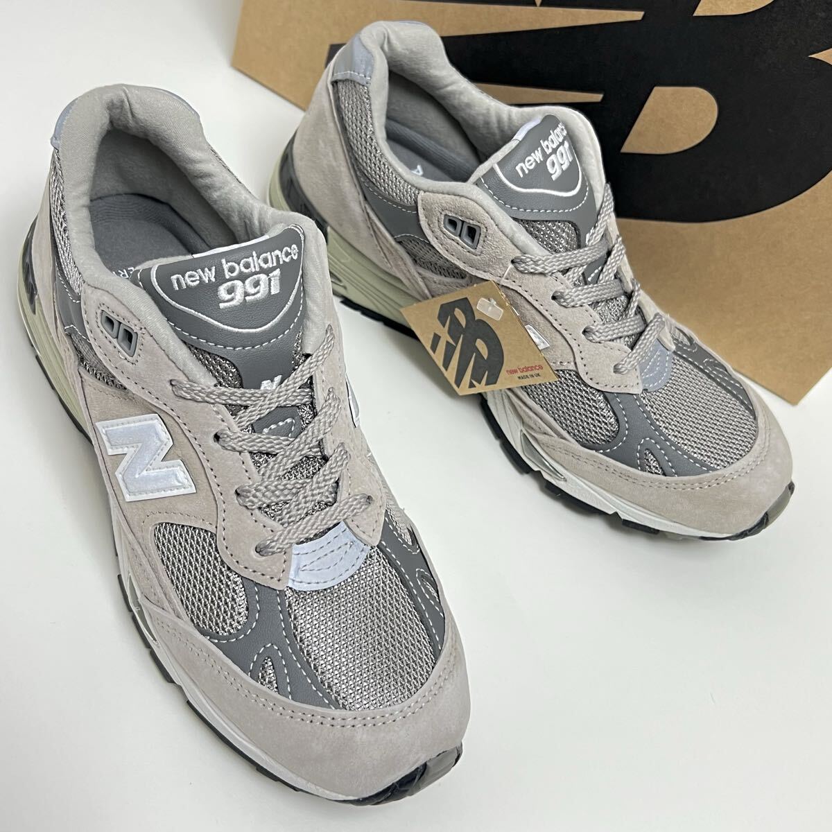 23.5cm 新品 ニューバランス イギリス製 女性用 W991GL グレー 英国製 NEWBALANCE 991 GL グレージュ ENGLAND UK ウィメンズ レディース拍卖