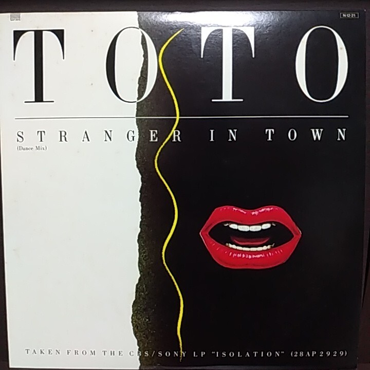 12inch 国内盤/TOTO STRANGER IN TOWN拍卖