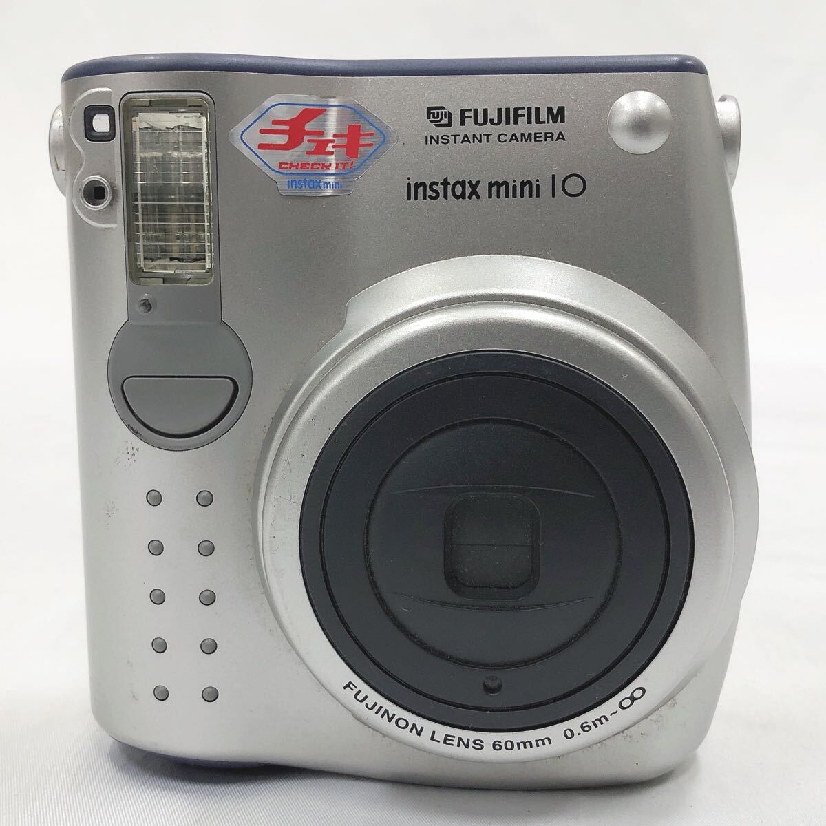 ★4-1022 FUJIFILM 富士フィルム instax mini10 チェキ インスタントカメラ シルバー 動作未確認ジャンク拍卖
