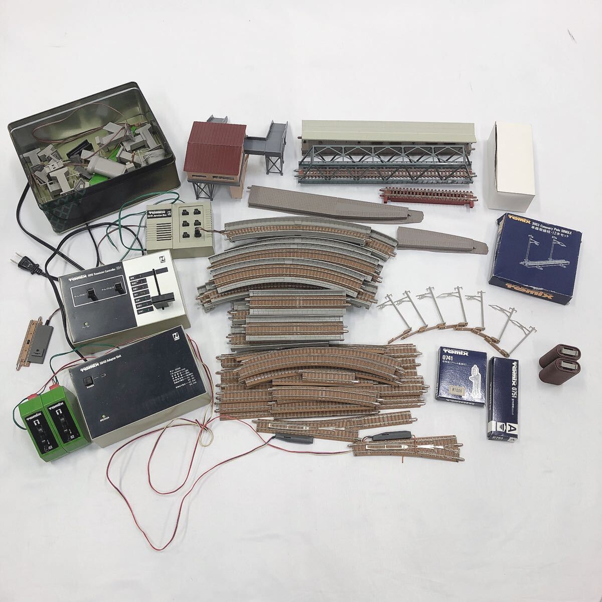 ★4-1025 線路パーツまとめ TOMIX Nゲージ 5040 Adapter unit / 5015 transistor controller / 5002 他拍卖