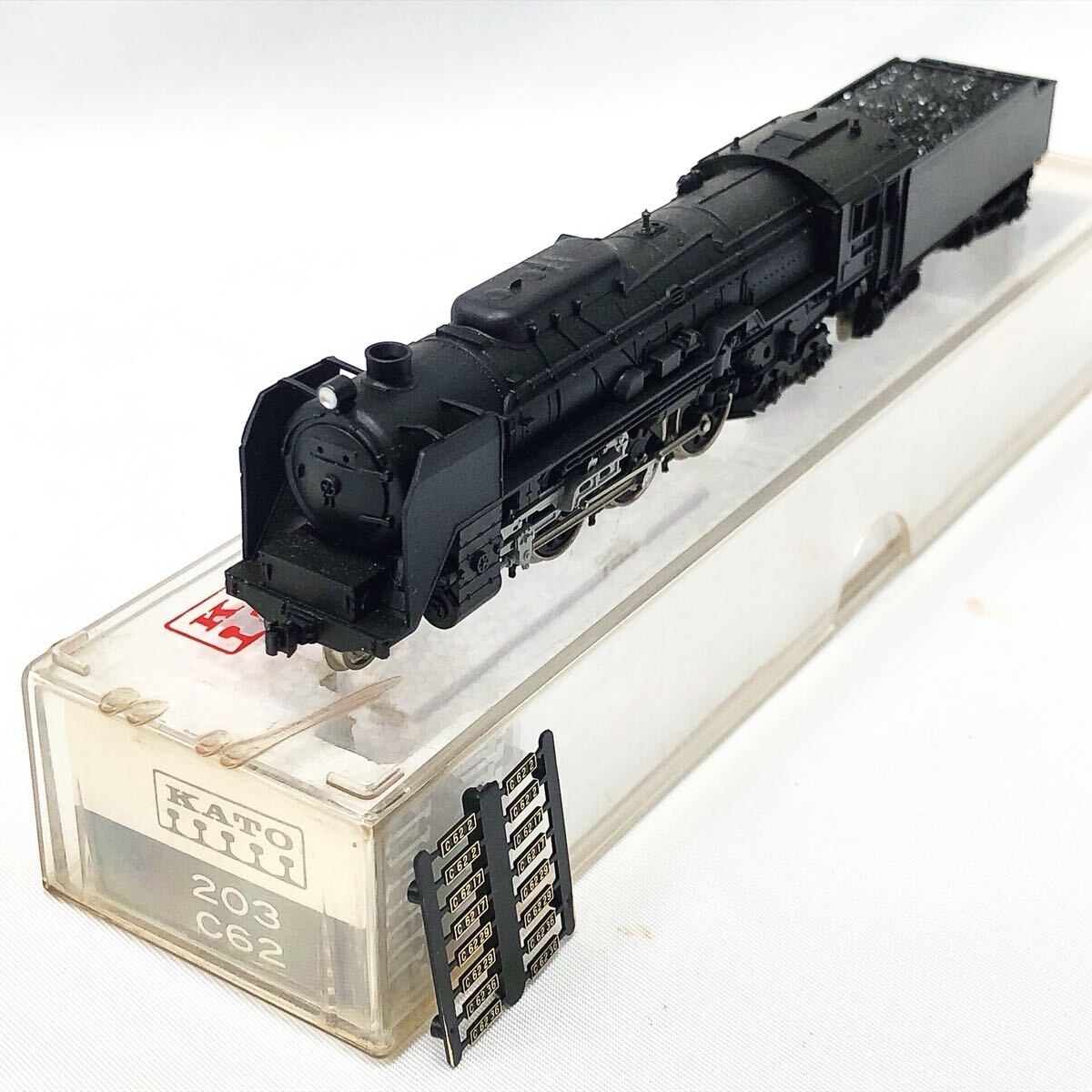 ★2-1002 KATO カトー 203 C62 蒸気機関車 Nゲージ 鉄道模型 ケース付き拍卖