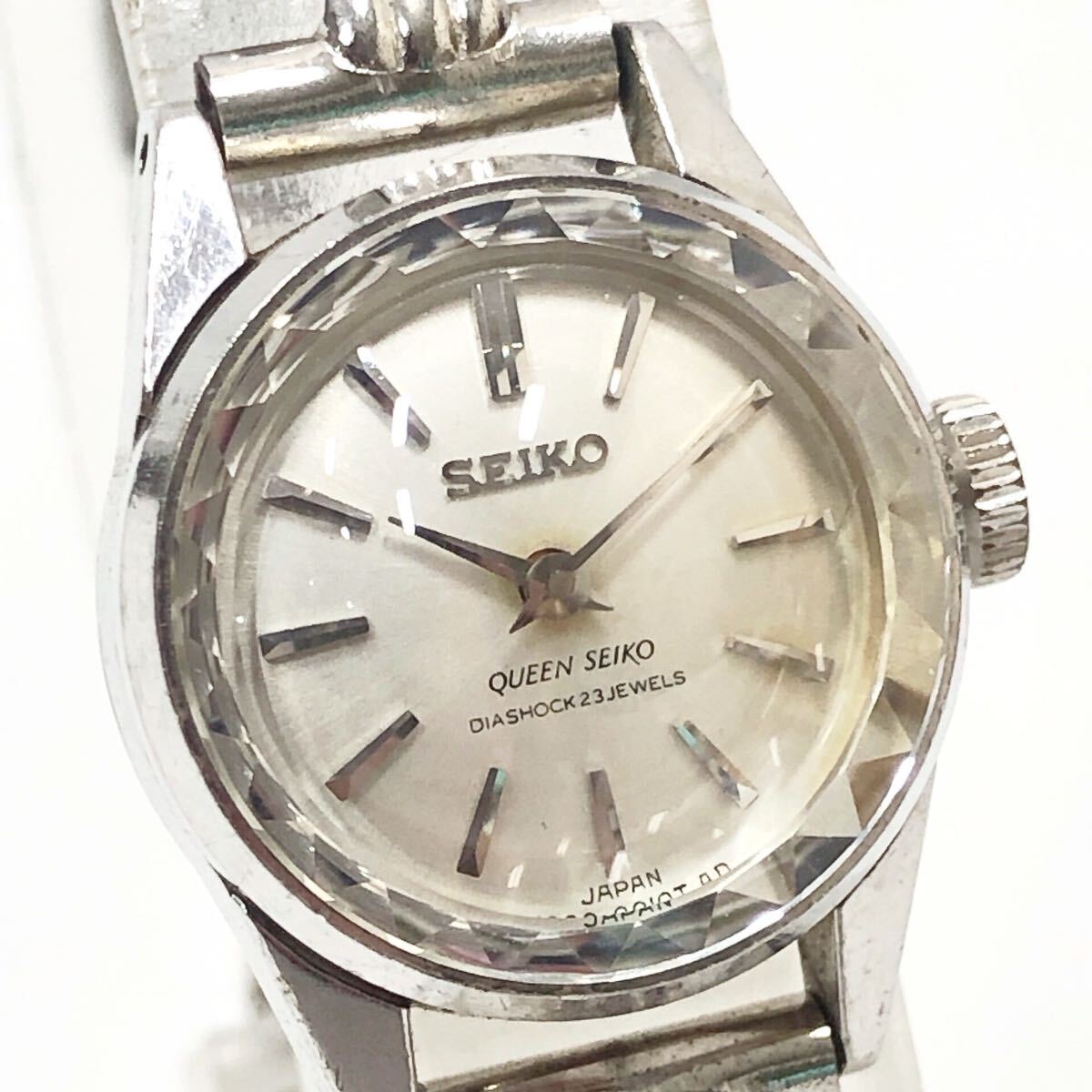 ★2-1014 稼働品 QUEEN SEIKO クイーンセイコー 手巻き 23石 レディース 腕時計 拍卖
