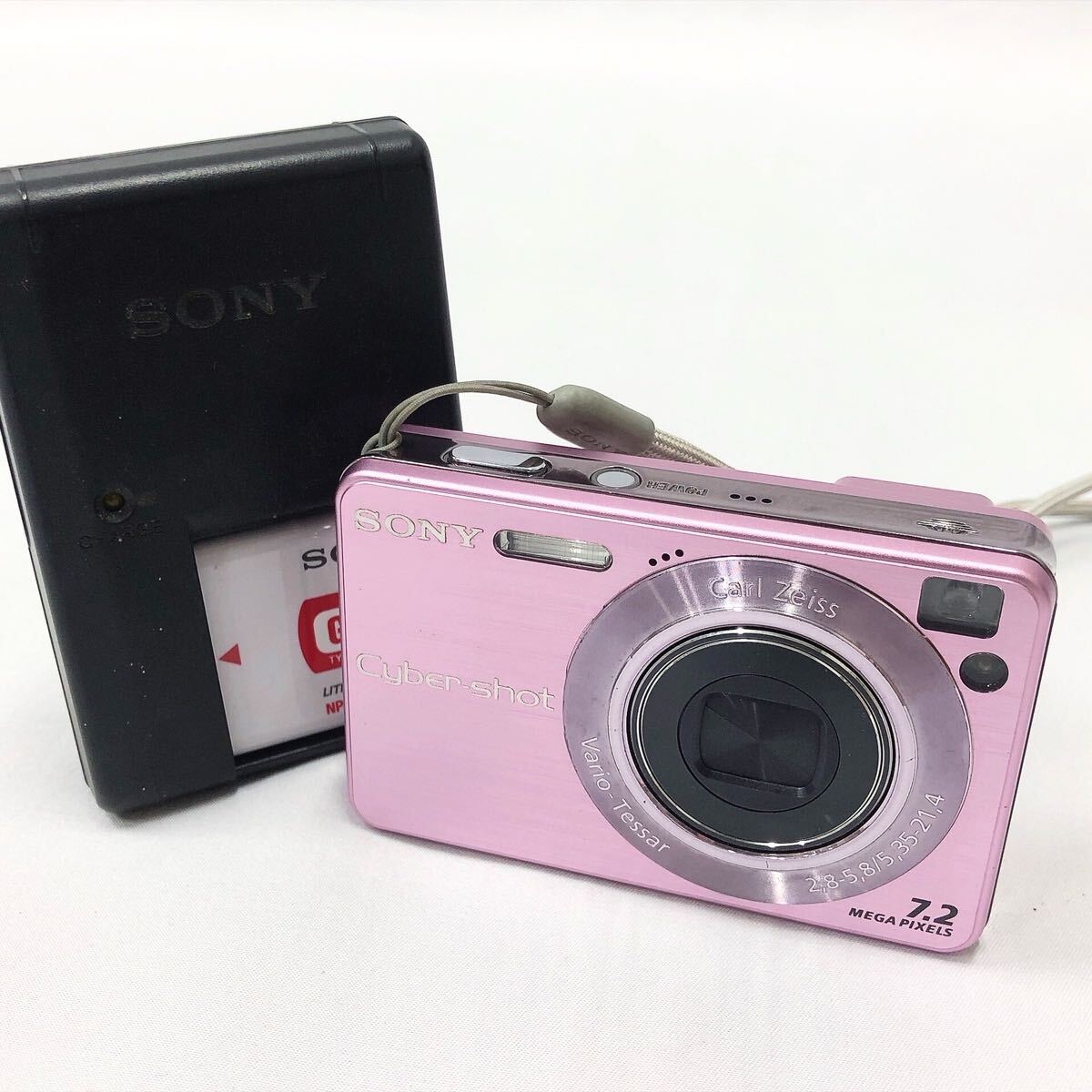 ★2-1009 SONY ソニー Cyber-Shot サイバーショット DSC-W120 コンパクトデジタルカメラ コンデジ バッテリー 充電器付き拍卖