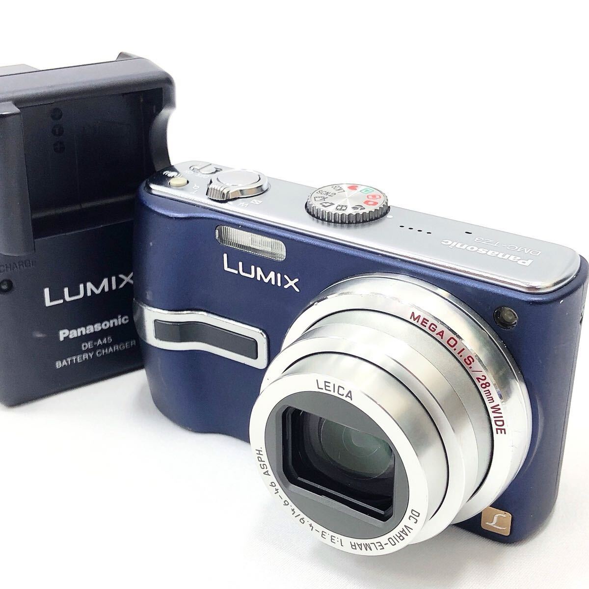★3-1014 Panasonic パナソニック LUMIX DMC-TZ3 デジタルカメラ バッテリー 充電器付き拍卖