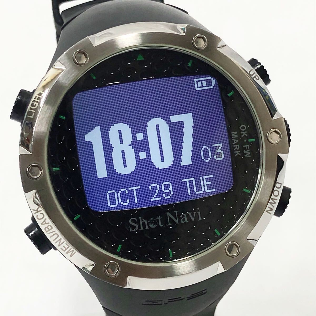 ★3-1004 ゴルフ Golf Shot Navi ゴルフウォッチ W1-FW ショットナビ スマートウォッチ 腕時計 箱説 ケーブル付き 拍卖