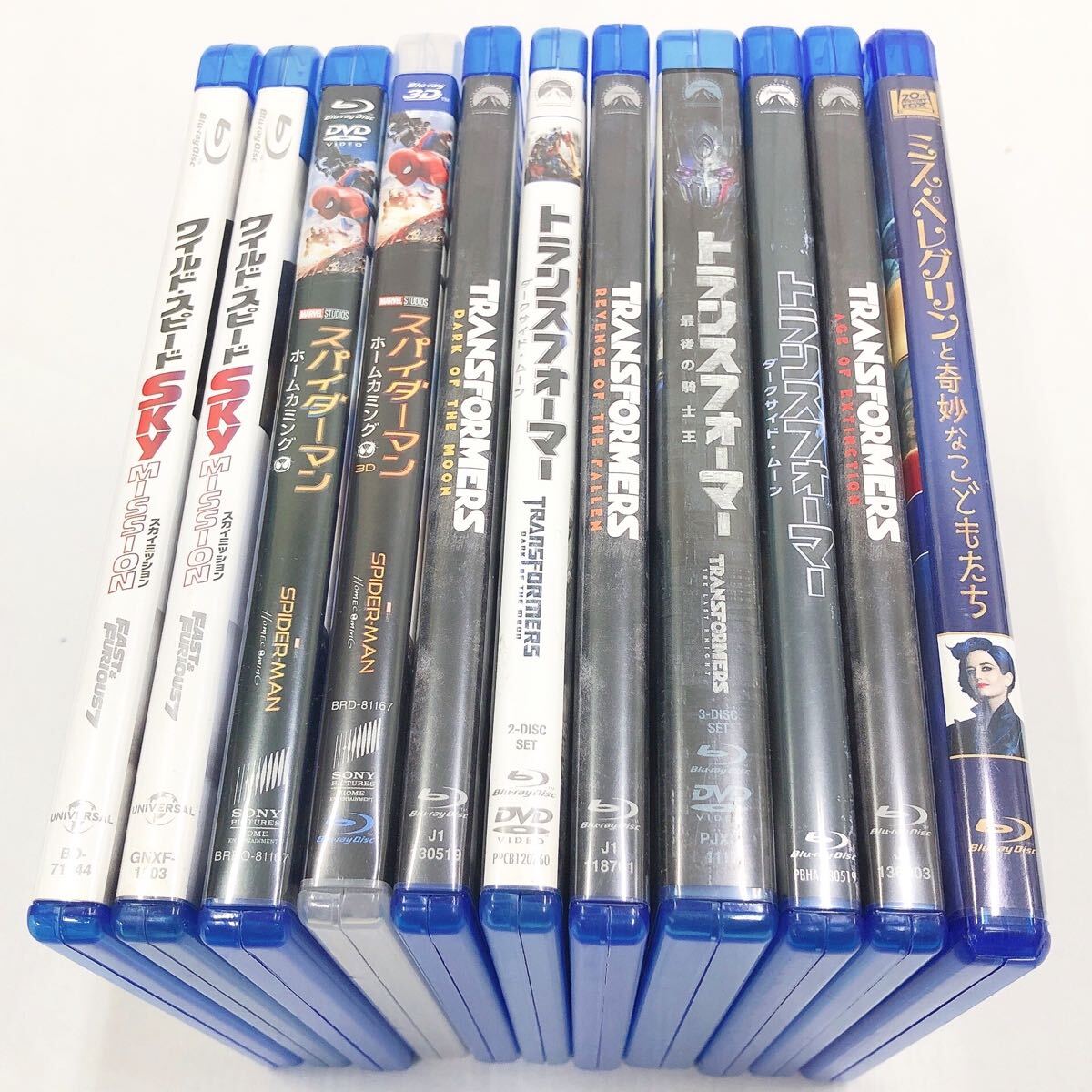 ★4-1003 洋画 映画 Blu-ray DVD 11点 まとめ トランスフォーマー スパイダーマン など拍卖