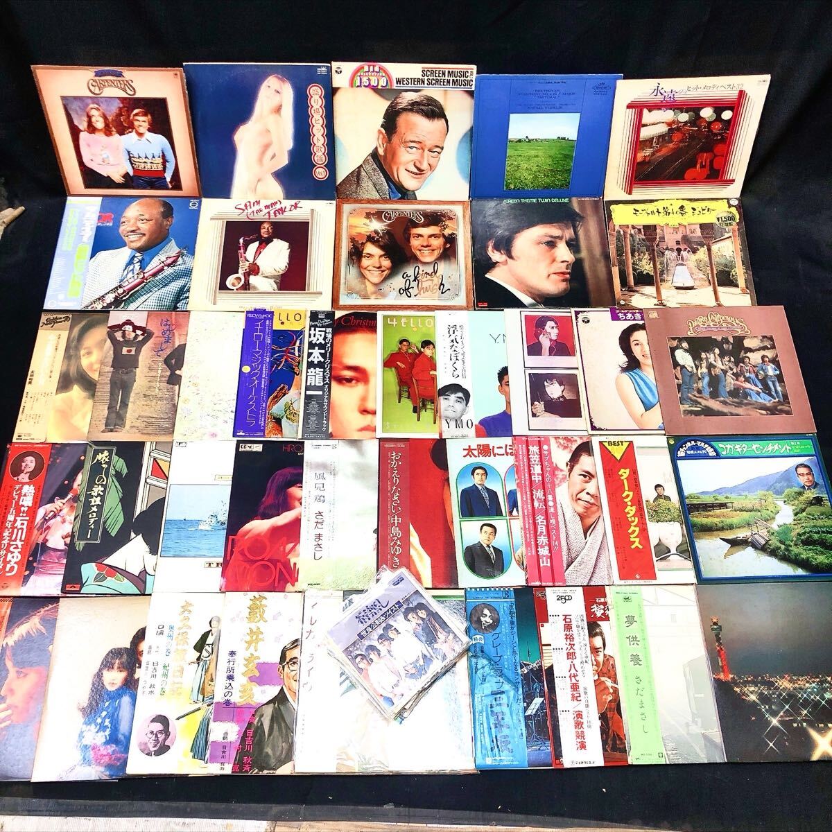 ★3-1009 LP LPレコード 40枚/EP レコード 16枚/計56枚セット 洋楽 邦楽 ジャズ サムテイラー 演歌 クラシック 歌謡曲 他拍卖