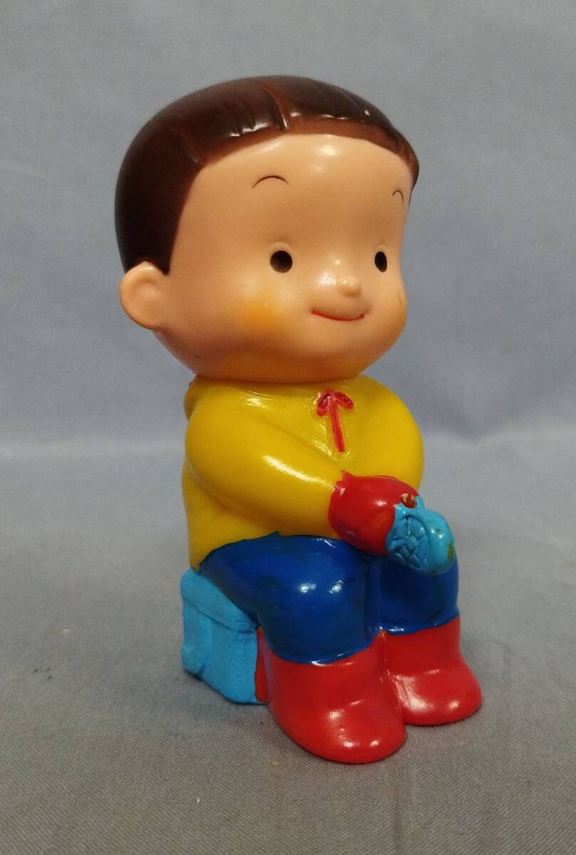 『【非売品】三井信託銀行 釣りをする少年 貯金箱 ノベルティ レトロ』/Y18614/fs*25_11/61-04-4D拍卖