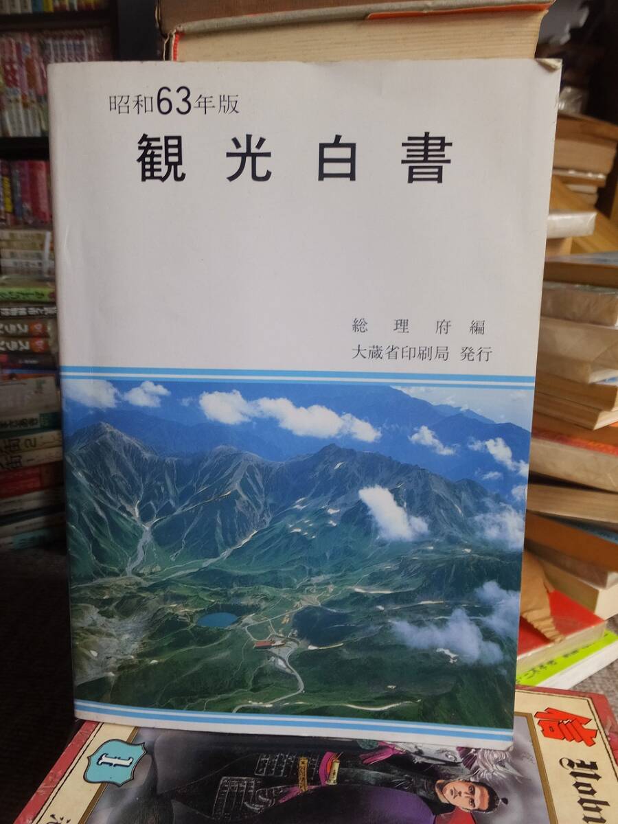 観光白書 昭和63年版 総理府編 大蔵省印刷局拍卖