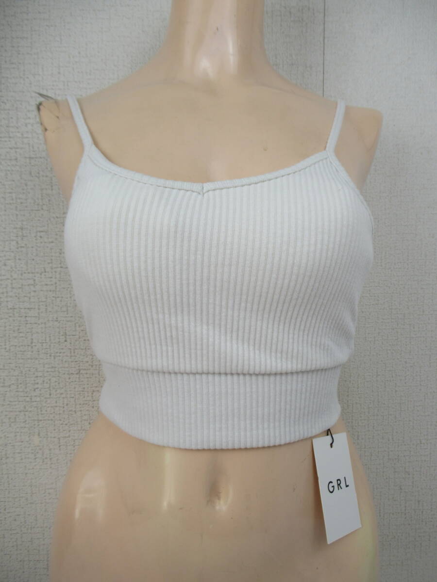 2880 80 GRL ブラトップ S 白 タグ付未使用拍卖